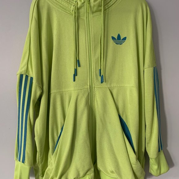 ADIDAS ORIGINALS TRIPLE STRING NEON HOODIE - Picture 10 of 10